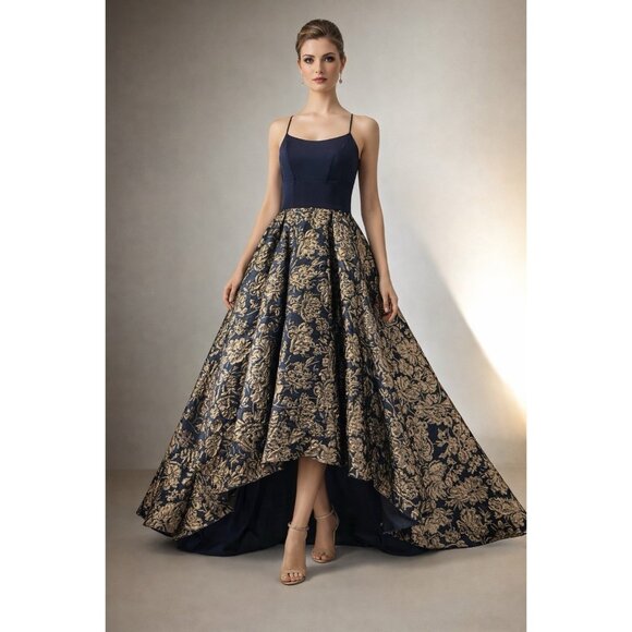 Betsy & Adam Dresses & Skirts - Betsy & Adam High Low Party Dress Women's Size 4 US Polyester Blue A22768